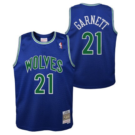 Minnesota Timberwolves Kevin Garnett Mitchell & Ness Blue 1995-96 Hardwood Classics Swingman Jersey