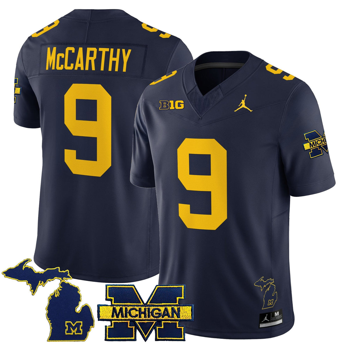 Men's Michigan Wolverines 2025 Vapor Limited Jersey - All Stitched
