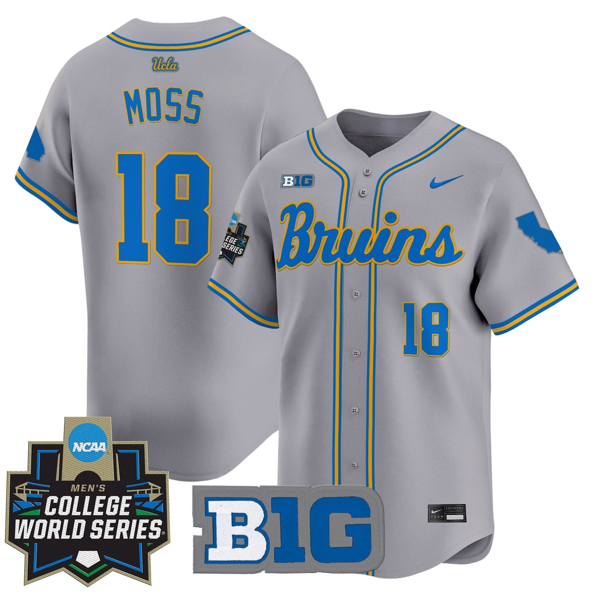 Youth's UCLA Bruins 2025 World Series Vapor Premier Limited Jersey - All Stitched