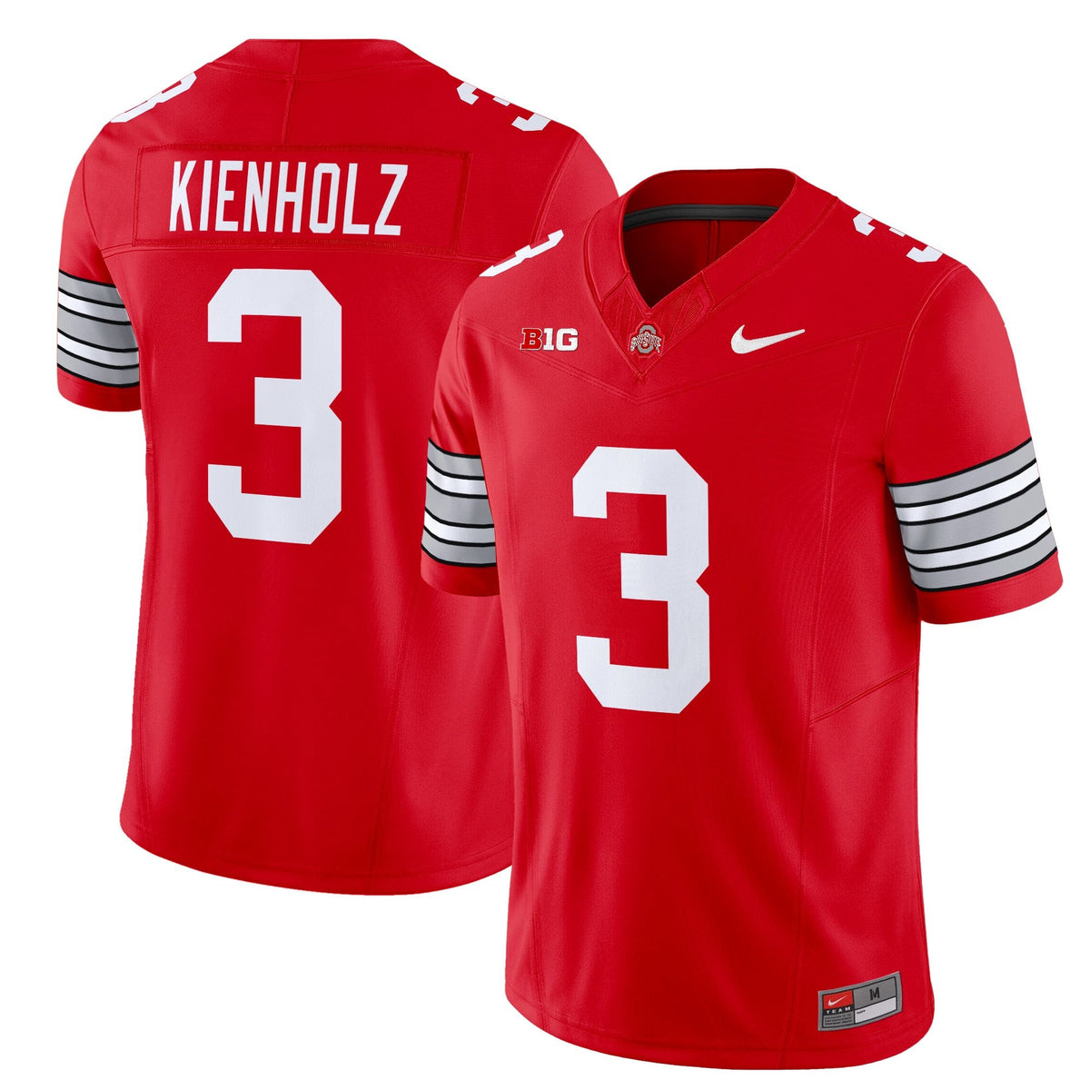 Women's Ohio State Buckeyes 'Heritage Stripe' 2025/26 Vapor Limited Jersey - All Stitched