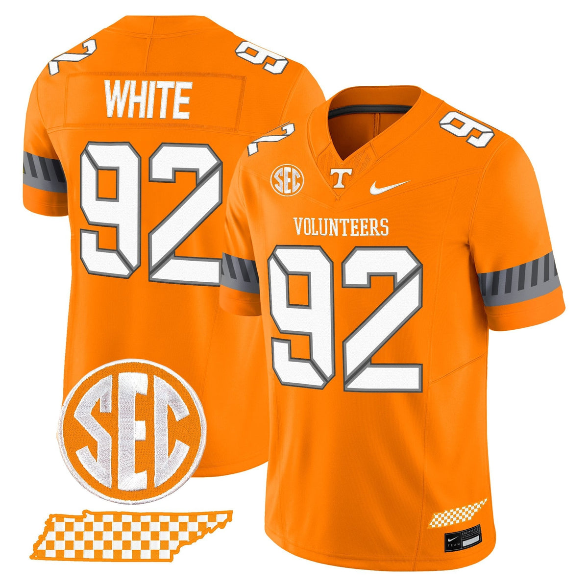 Women's Tennessee Volunteers 2025 'Smokey Grey Series' Vapor Limited Jersey V2 - All Stitched
