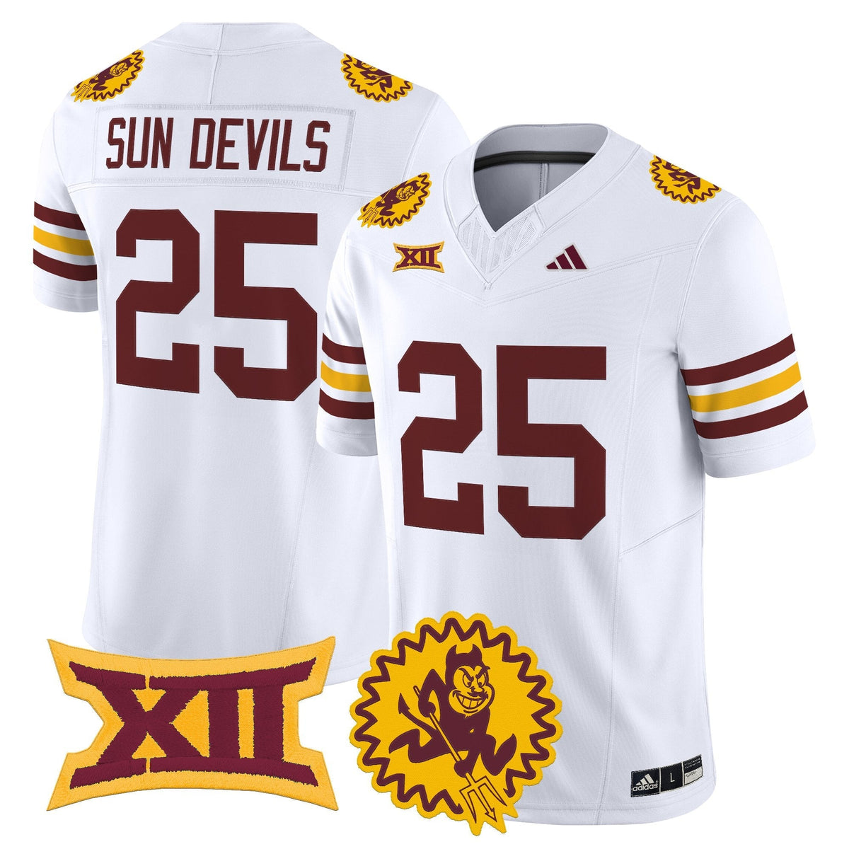 Men's Arizona State Sun Devils 1975 Throwback Vapor Limited Jersey - All Stitched