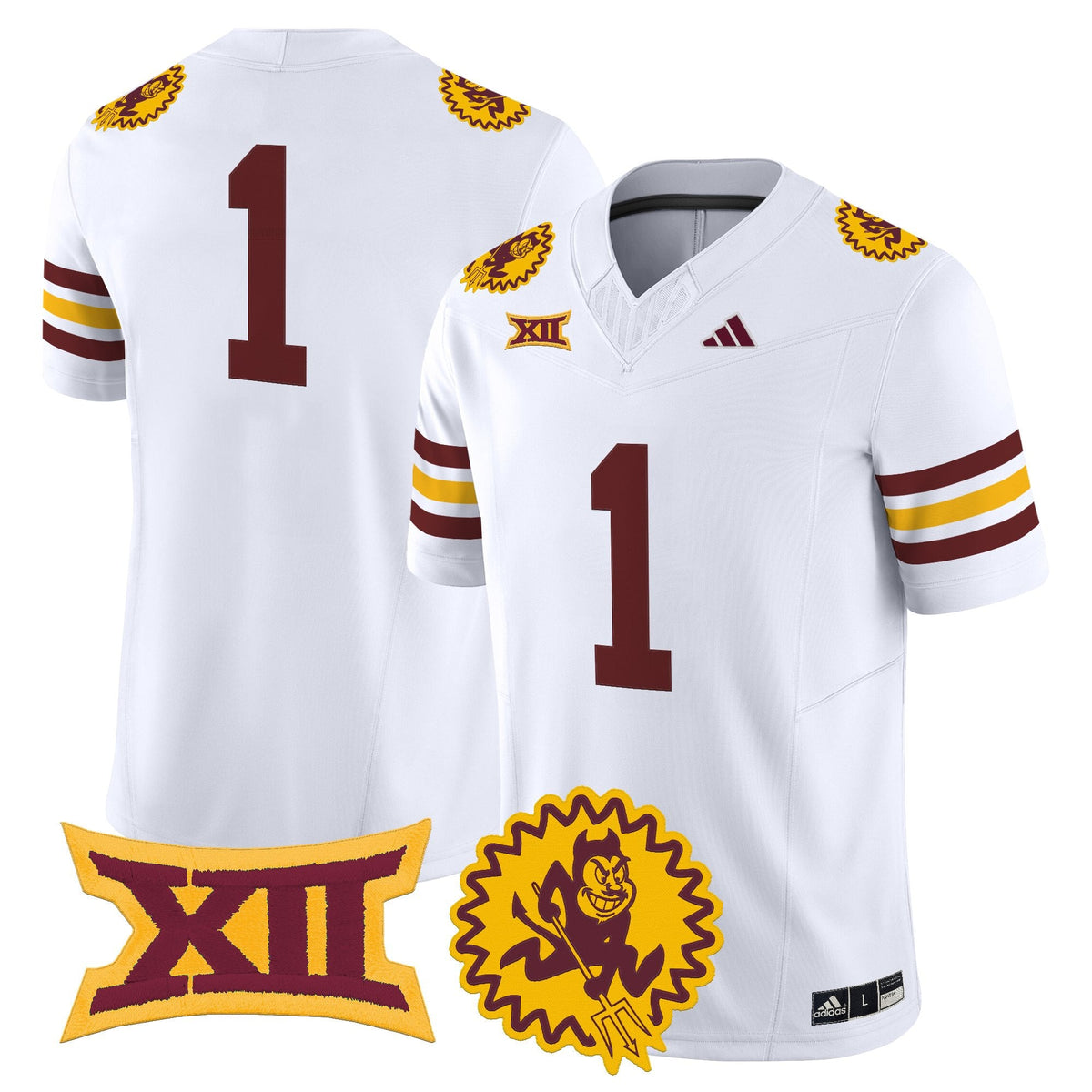 Men's Arizona State Sun Devils 1975 Throwback Vapor Limited Jersey - All Stitched