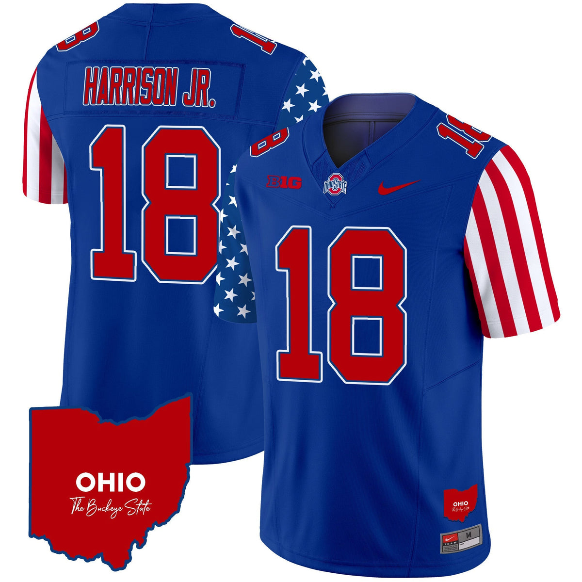Men's Ohio State Buckeyes American Style Vapor Limited Jersey - All Stitched
