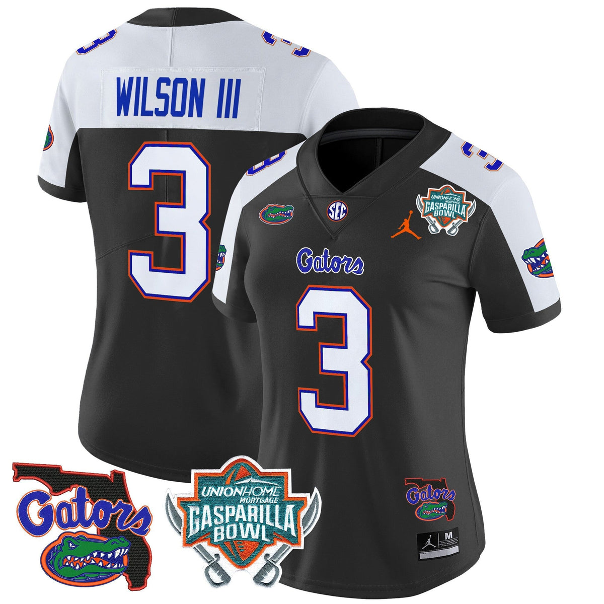 Women's Florida Gators 2025 Gasparilla Bowl Patch Vapor Limited Jersey - All Stitched