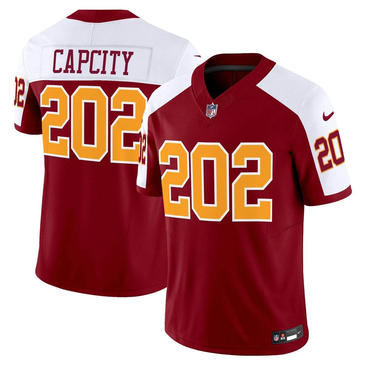 Washington Redskins Throwback Vapor Limited Jersey - All Stitched
