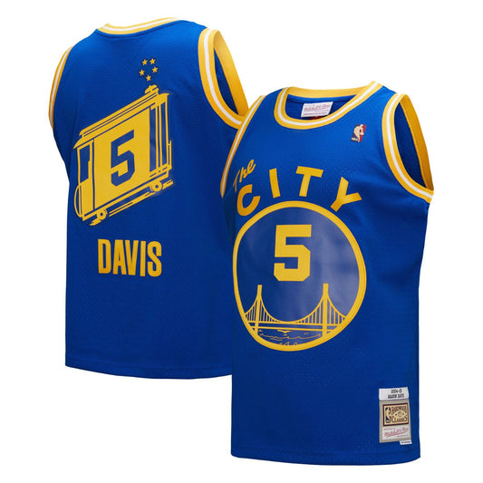 Golden State Warriors Baron Davis Royal 2004-05 Hardwood Classics Swingman Jersey