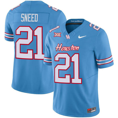 Youth's Houston Cougars 2023 Oilers Inspired Vapor Jersey - All Stitched