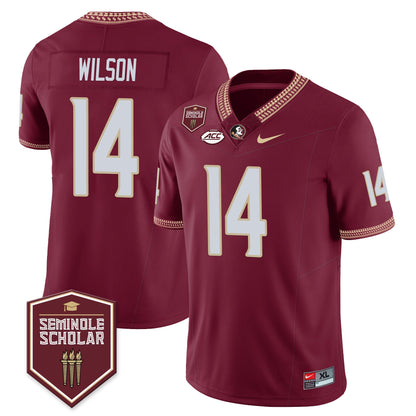 Youth’s Florida State Seminoles Football Vapor Jersey – All Stitched