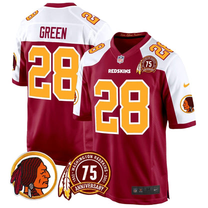 WR 75th Patch Throwback Game Jersey