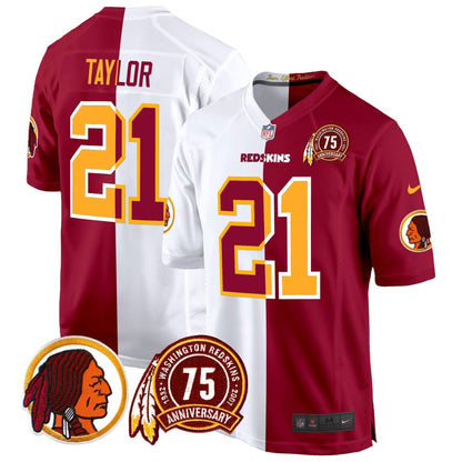 WR 75th Patch Throwback Game Jersey