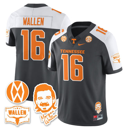 Women's Tennessee Volunteers Morgan Wallen 2025 Jersey - All Stitched