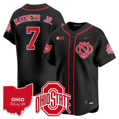 Men's Ohio State Buckeyes 2025 Wordmark Jersey - All Stitched
