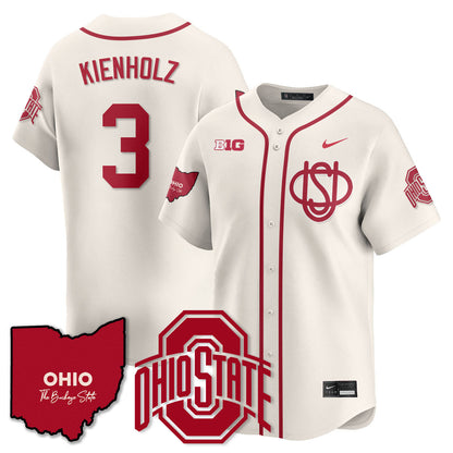 Women's Ohio State Buckeyes 2025 Wordmark Jersey - All Stitched