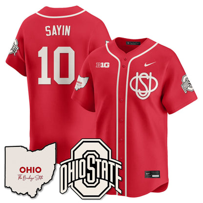 Men's Ohio State Buckeyes 2025 Wordmark Jersey - All Stitched