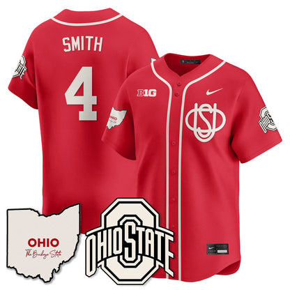 Men's Ohio State Buckeyes 2025 Wordmark Jersey - All Stitched