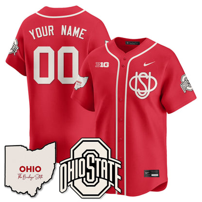 Men's Ohio State Buckeyes 2025 Wordmark Jersey - All Stitched