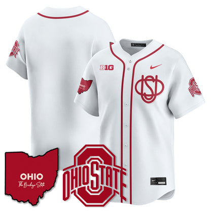 Men's Ohio State Buckeyes 2025 Wordmark Jersey - All Stitched