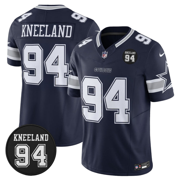 DAL #94 Marshawn Kneeland Memorial Patch Vapor Limited Jersey