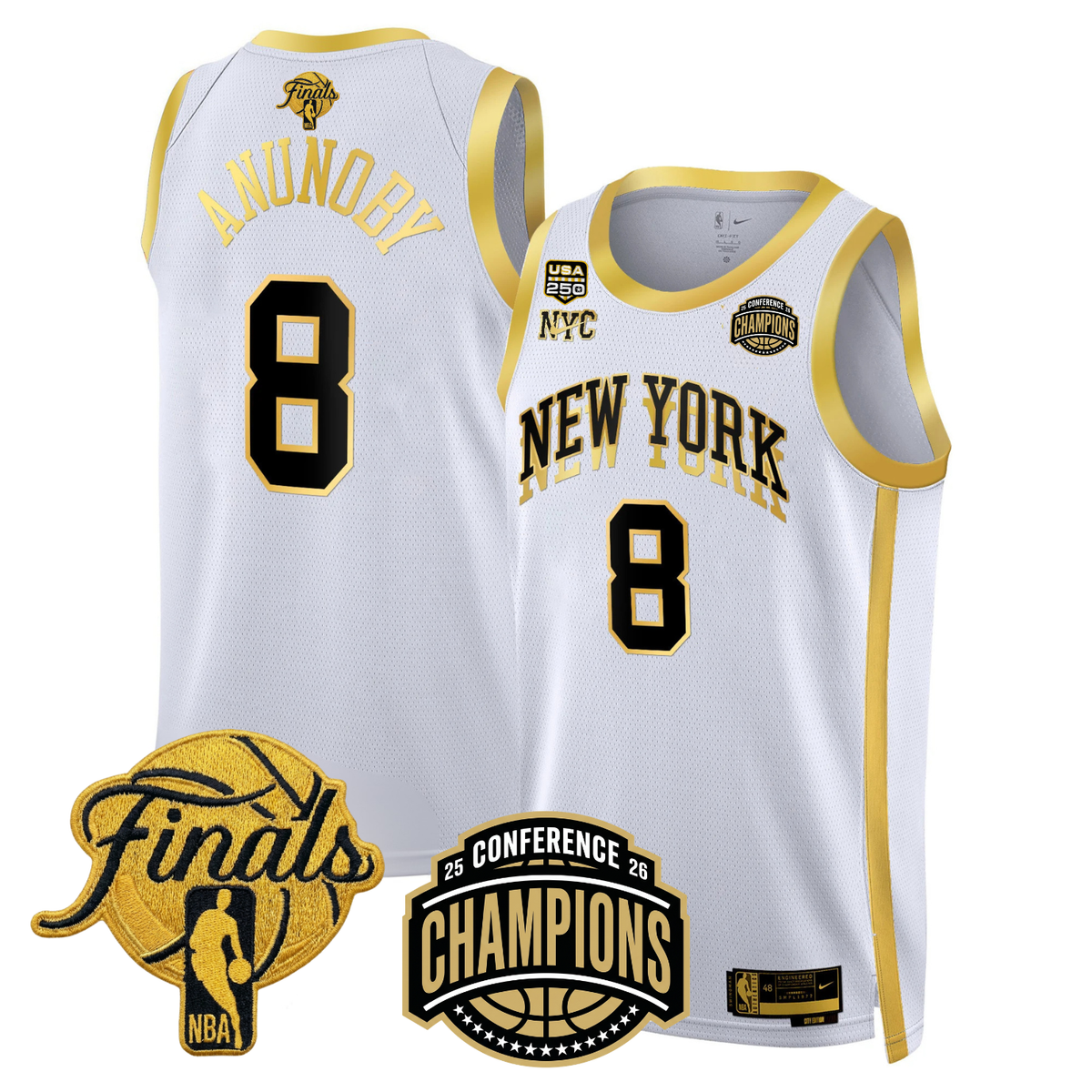 NYK 2026 Finals Limited Gold Jersey V2 - Stitched