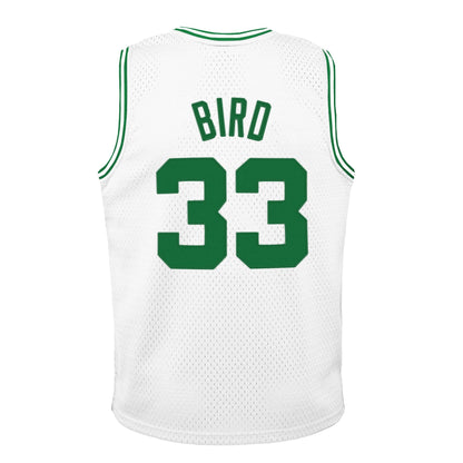 Boston Celtics Larry Bird Mitchell & Ness White 1985-86 Hardwood Classics Swingman Jersey