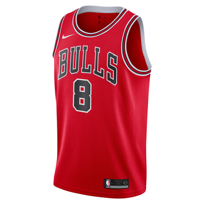 Chicago Bulls Zach Lavine Red Nike Swingman Icon Jersey