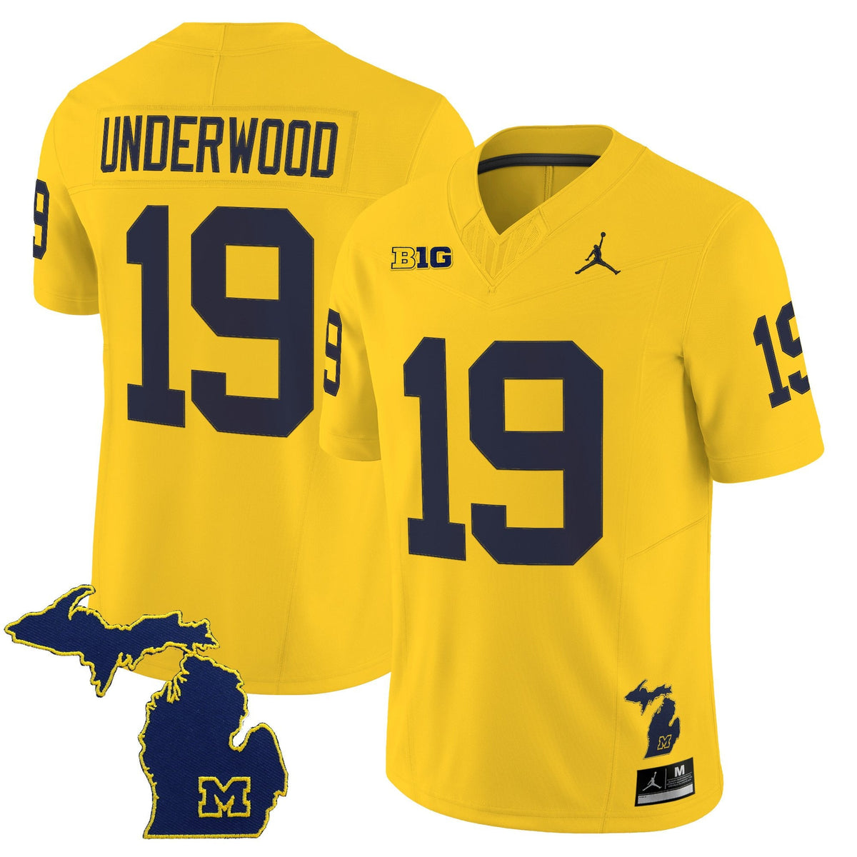 Men's Michigan Wolverines 2025 Vapor Limited Jersey V2 - All Stitched