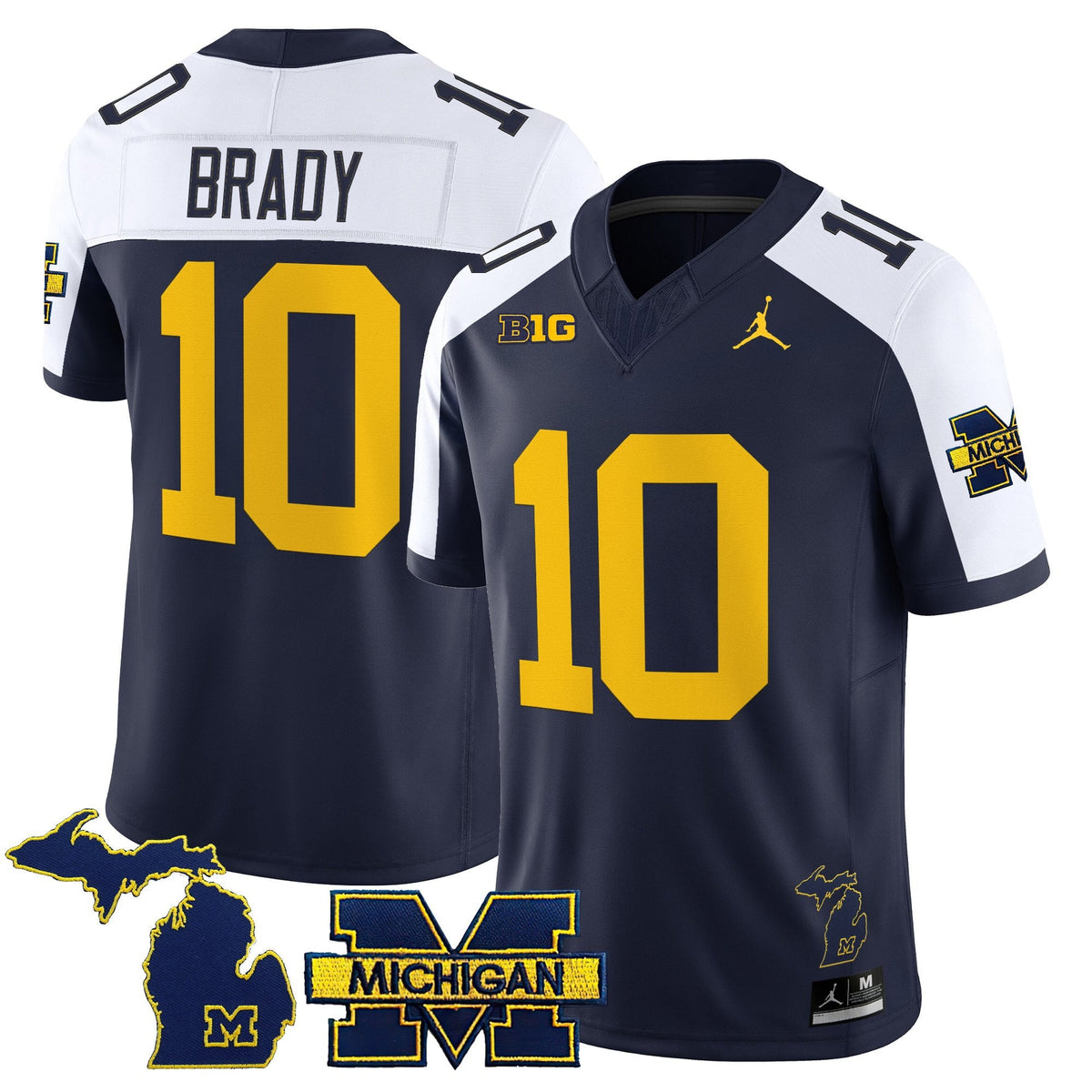 Men's Michigan Wolverines 2025 Vapor Limited Jersey V2 - All Stitched