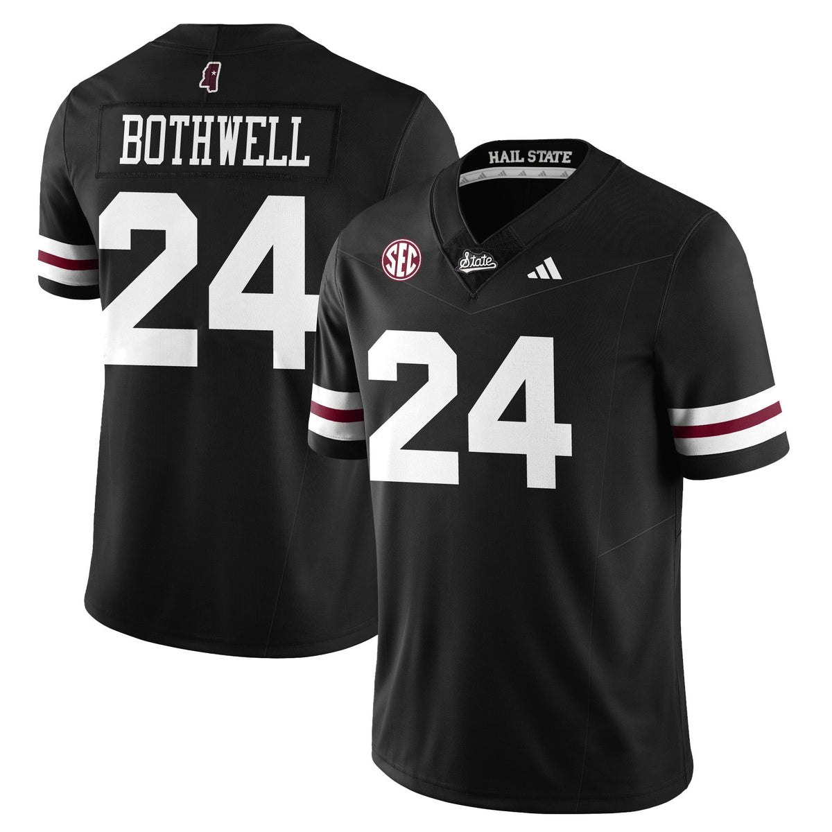 Men's Mississippi State Football "Darkness" Limited Jersey - All Stitched