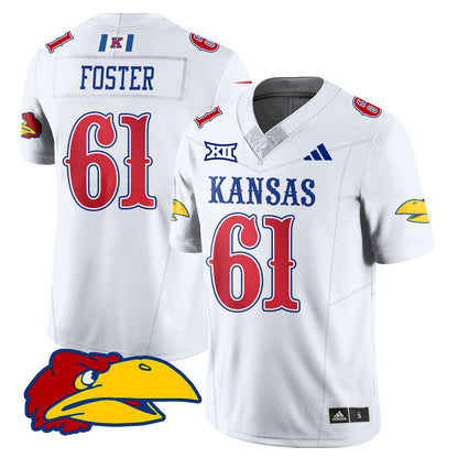 Men's Kansas Jayhawks Football 2025 Limited Jersey - All Stitched