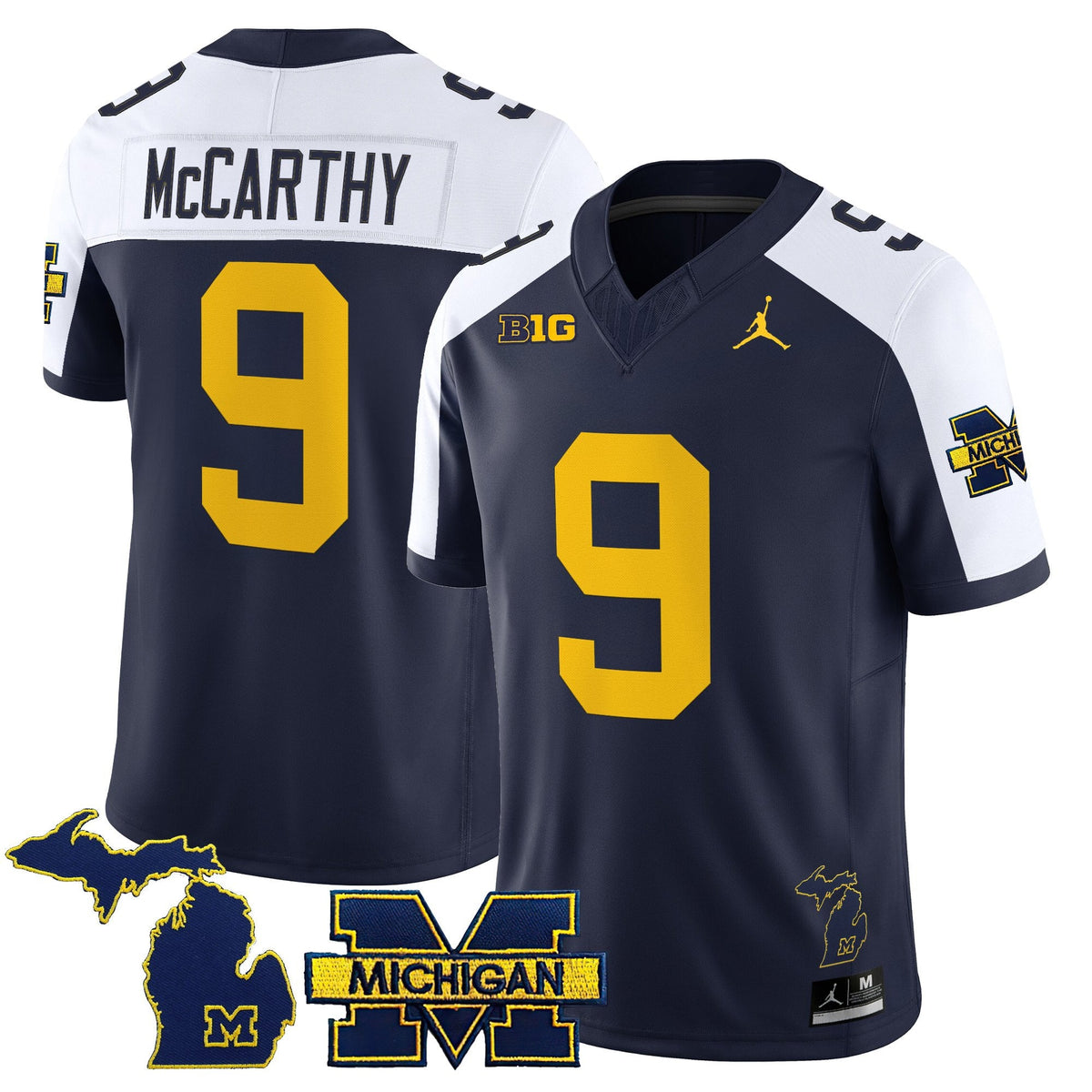 Men's Michigan Wolverines 2025 Vapor Limited Jersey - All Stitched