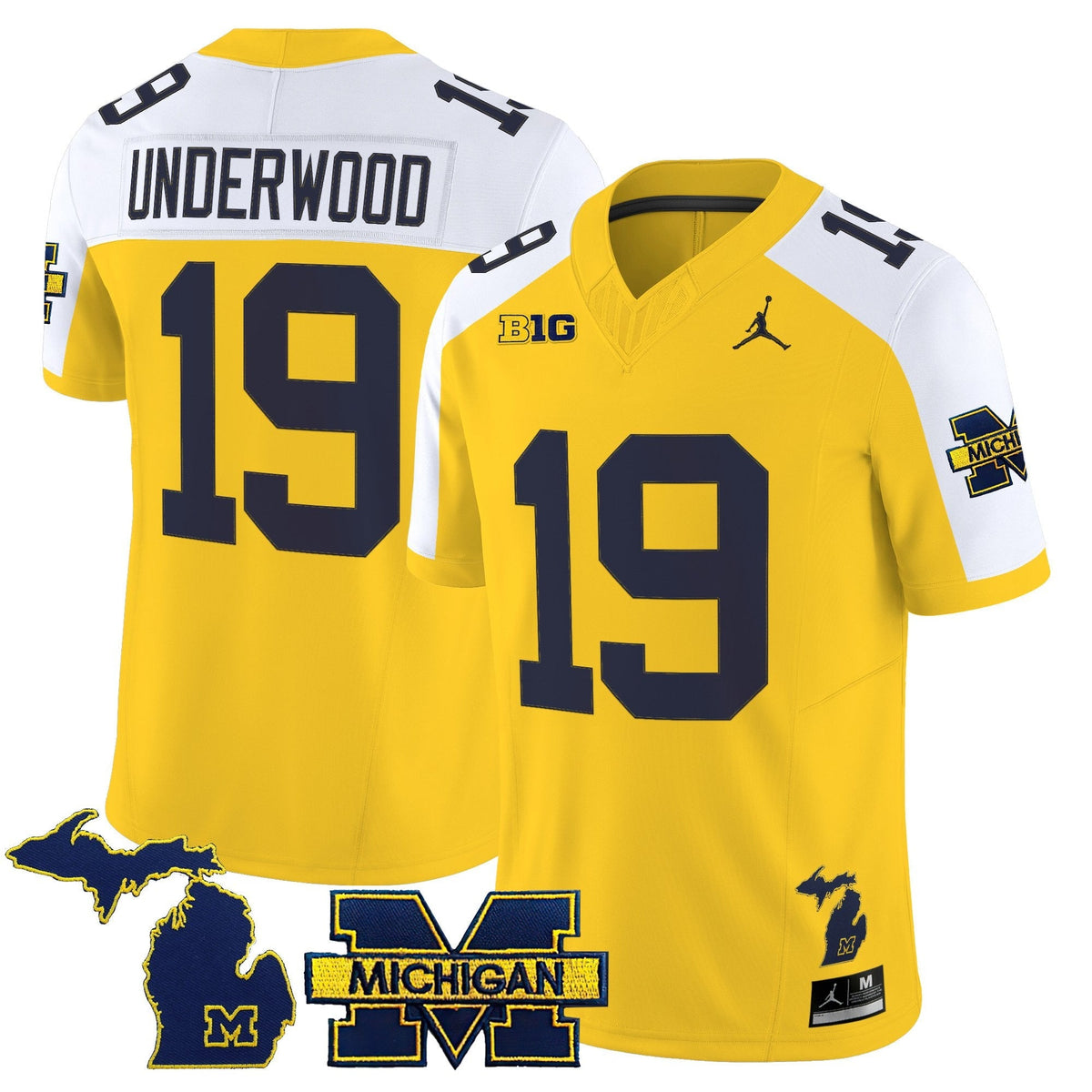 Men's Michigan Wolverines 2025 Vapor Limited Jersey - All Stitched