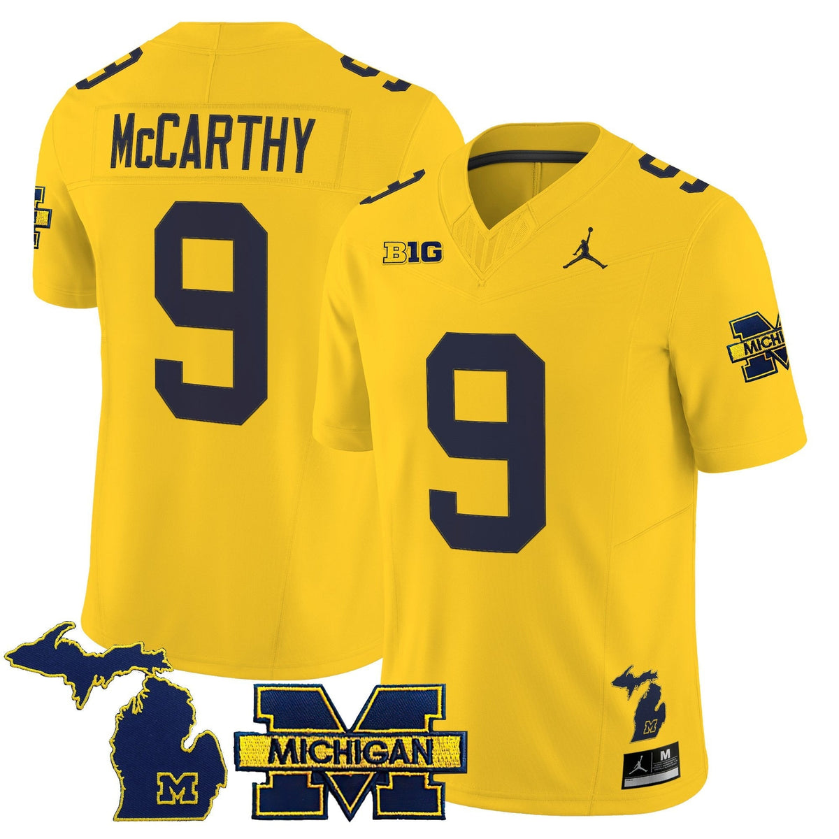 Men's Michigan Wolverines 2025 Vapor Limited Jersey - All Stitched