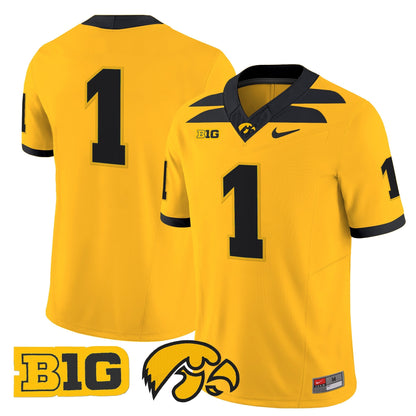 Men's Iowa Hawkeyes 2025 Vapor Limited Jersey - All Stitched