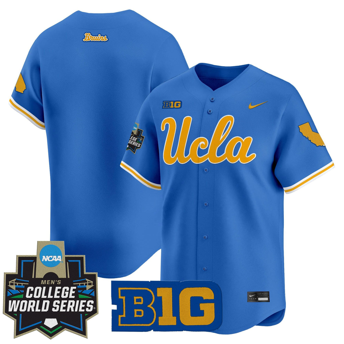 Youth's UCLA Bruins 2025 World Series Vapor Premier Limited Jersey - All Stitched