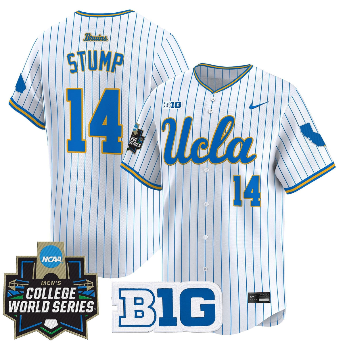 Youth's UCLA Bruins 2025 World Series Vapor Premier Limited Jersey - All Stitched