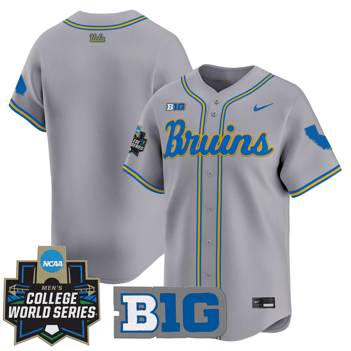 Youth's UCLA Bruins 2025 World Series Vapor Premier Limited Jersey - All Stitched