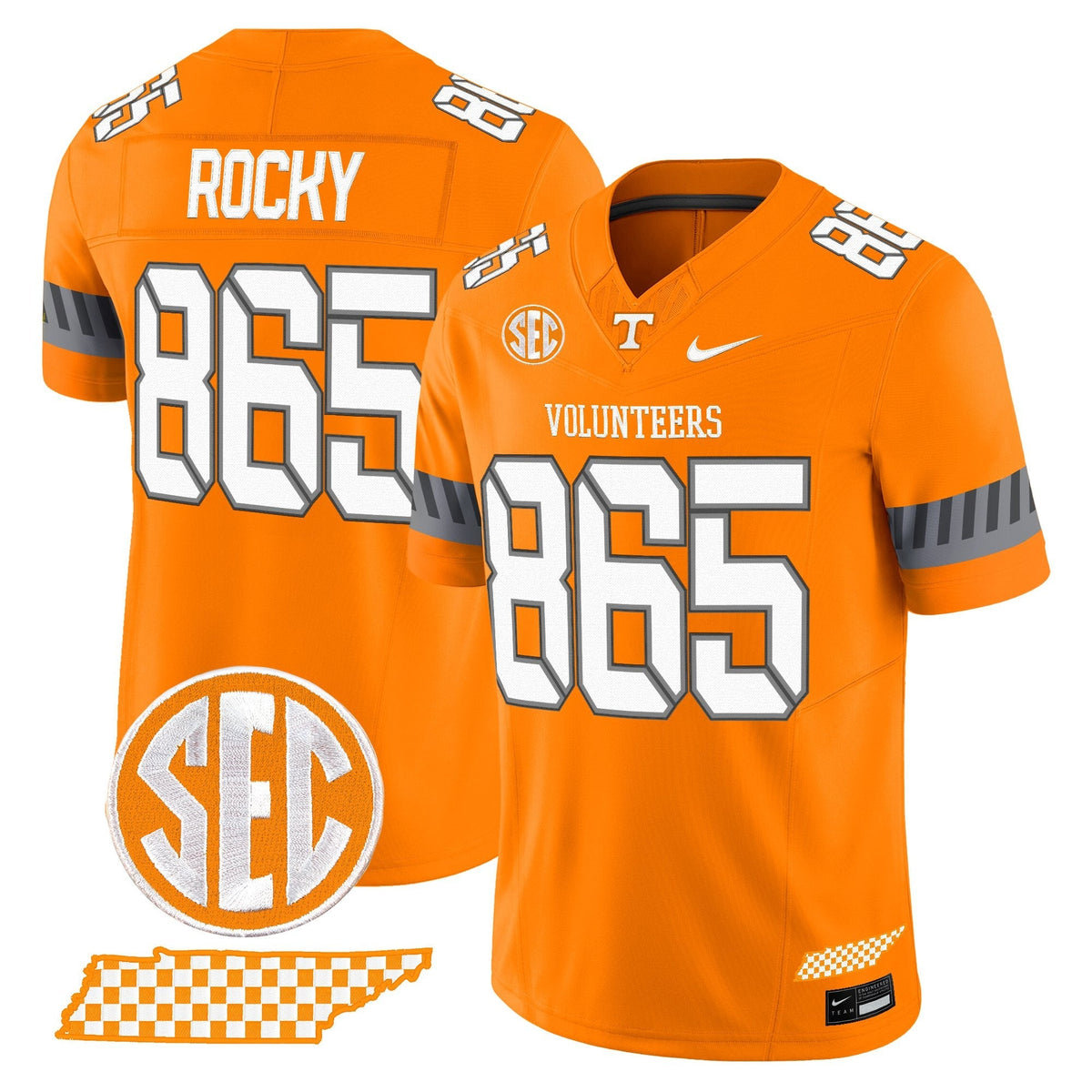 Men's Tennessee Volunteers 2025 'Smokey Grey Series' Vapor Limited Jersey V2 - All Stitched