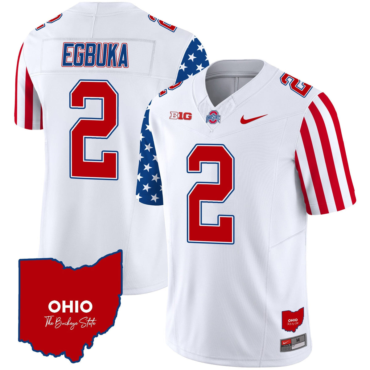 Men's Ohio State Buckeyes American Style Vapor Limited Jersey - All Stitched