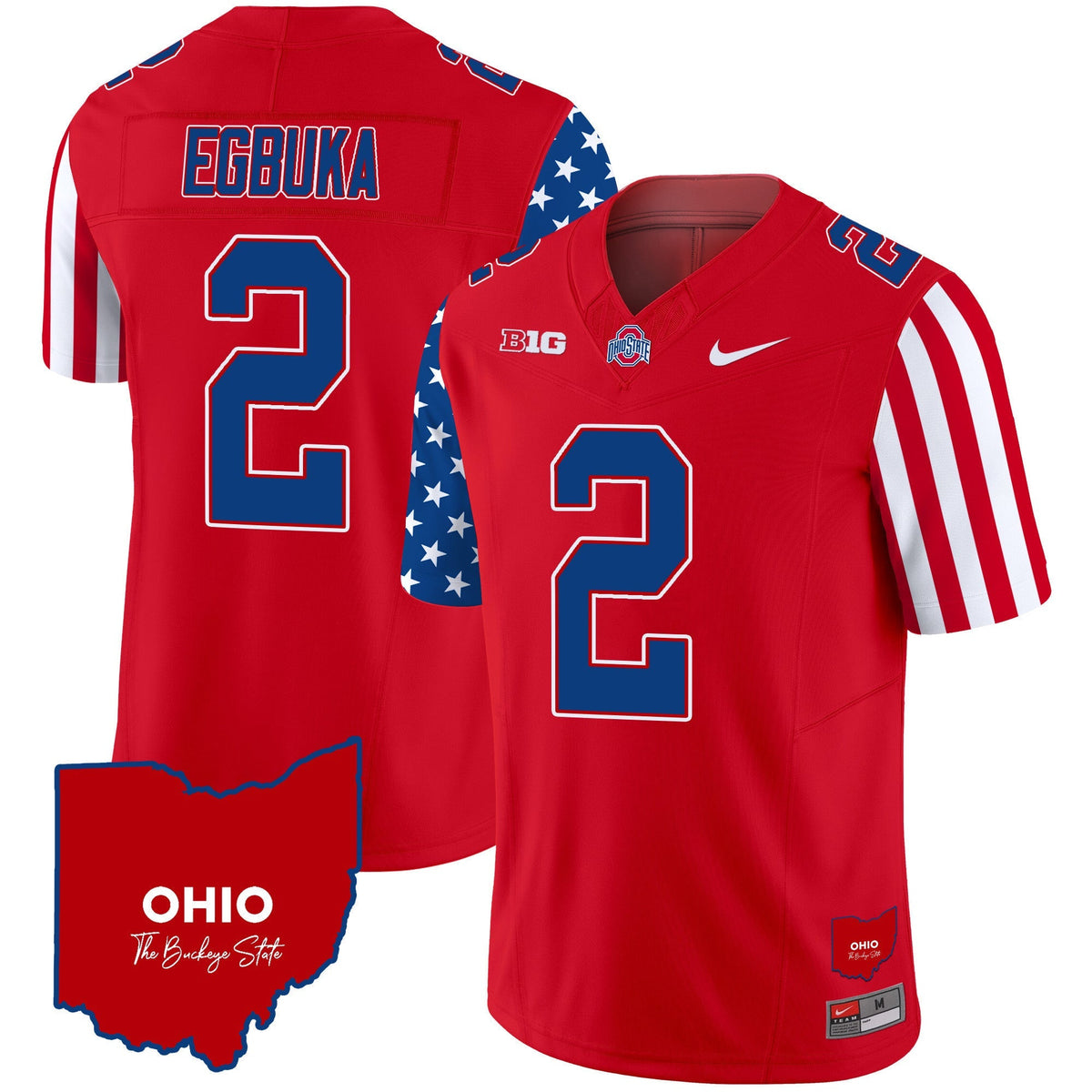 Men's Ohio State Buckeyes American Style Vapor Limited Jersey - All Stitched