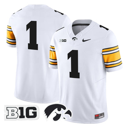 Men's Iowa Hawkeyes 2024 Vapor Limited Jersey - All Stitched