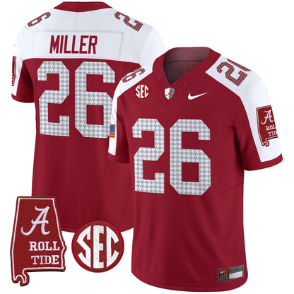 Men's Alabama Crimson Tide Pro Combat Vapor Limited Jersey - All Stitched