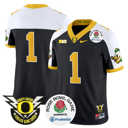 Men's Oregon Ducks 2024 Rose Bowl Vapor Limited Jersey - All Stitched