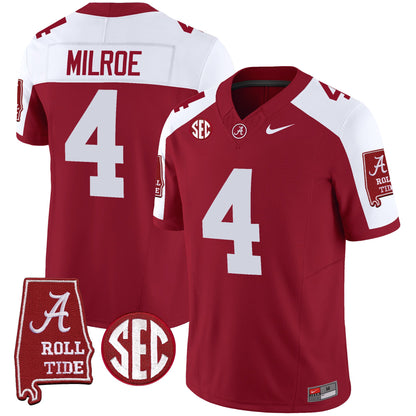 Men's Alabama Crimson Tide Vapor Limited Jersey V3 - Alabama Map - All Stitched