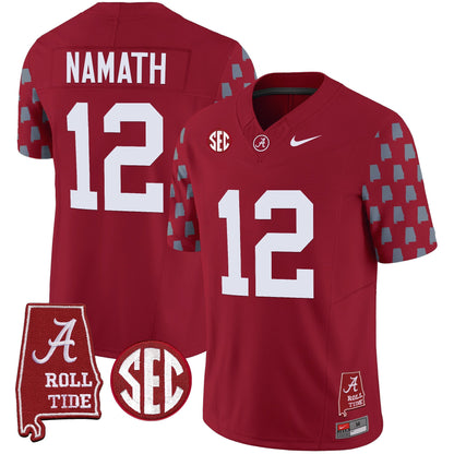 Men's Alabama Crimson Tide Vapor Limited Jersey - Alabama State Style - All Stitched