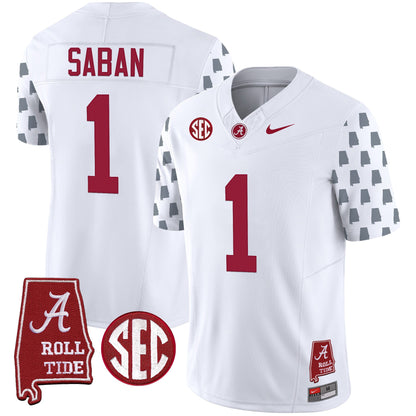 Men's Alabama Crimson Tide Vapor Limited Jersey - Alabama State Style - All Stitched