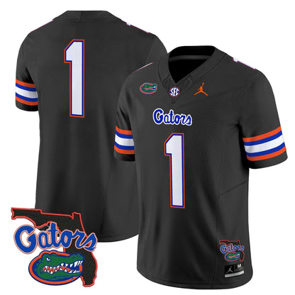 Men's Florida Gators 2024 Florida Patch Vapor Limited Jersey - All Stitched