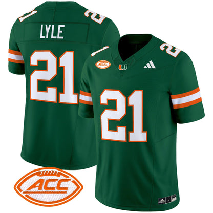Men's Miami Hurricanes 2024 Vapor Limited Jersey - All Stitched
