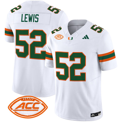 Men's Miami Hurricanes 2024 Vapor Limited Jersey - All Stitched