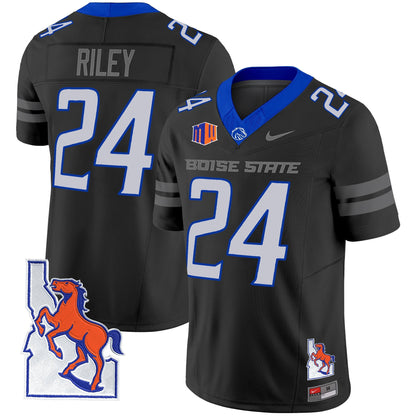 Men's Boise State Broncos 2024 Map Patch Vapor Limited Jersey - All Stitched